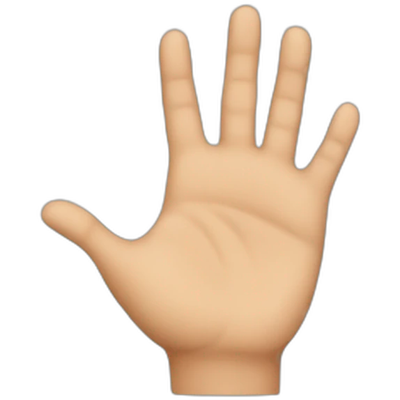 nudge hand emoji