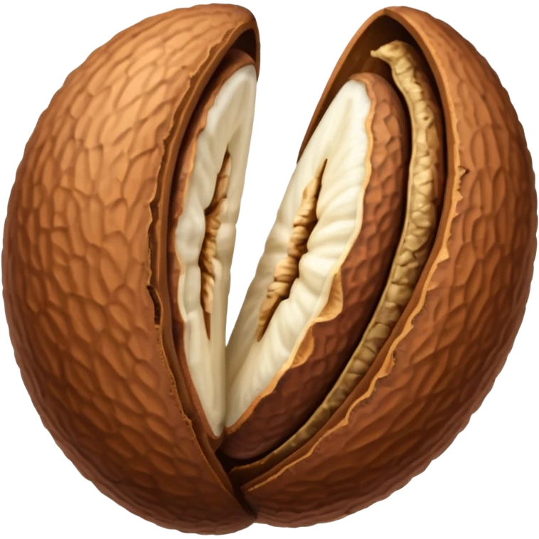 two brazil nut seeds emoji