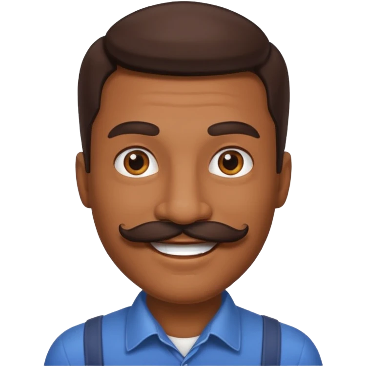 dad material man with mustache emoji