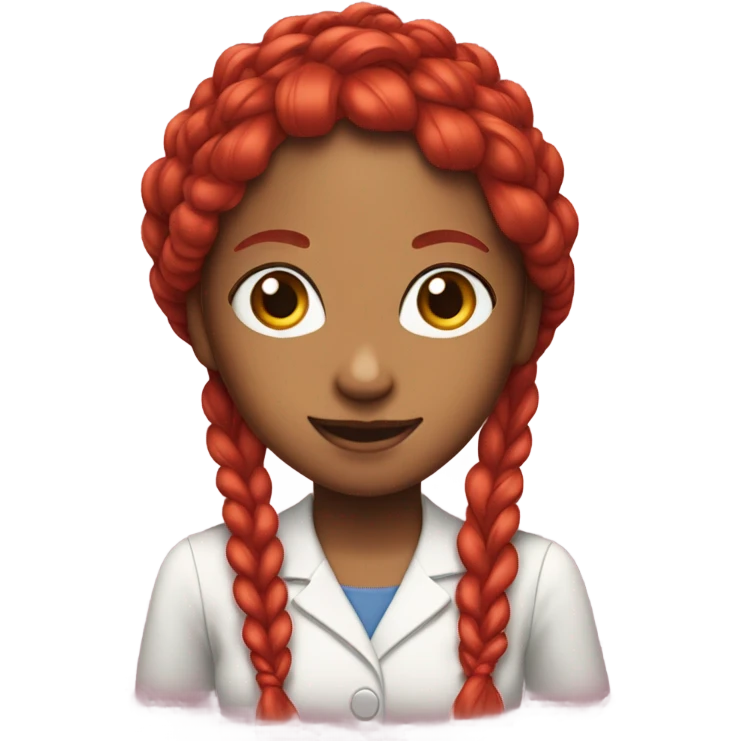 Wendy’s girl red braids emoji