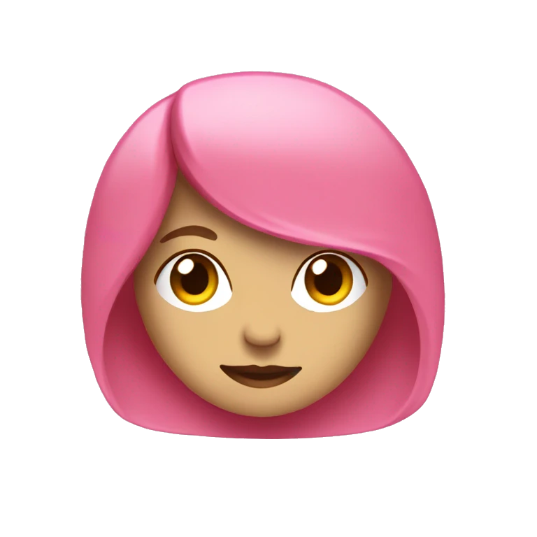disque couleur rose uni emoji