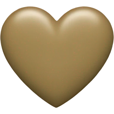 Khaki heart emoji