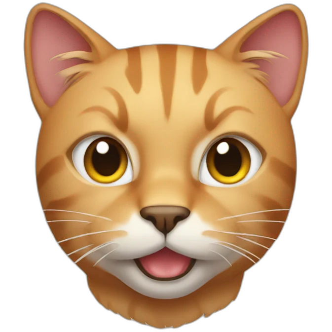 Cat with muscles emoji