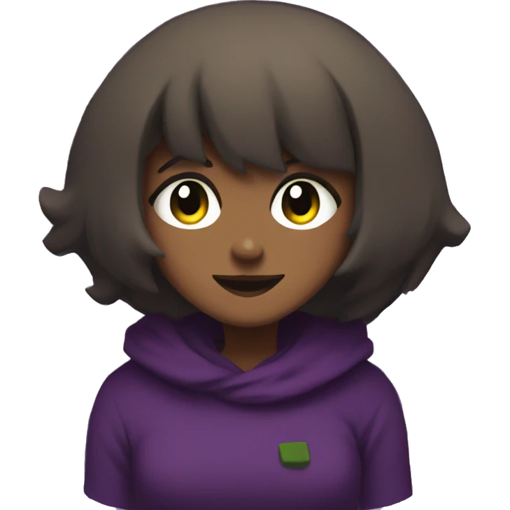 Wide Susie of Deltarune emoji