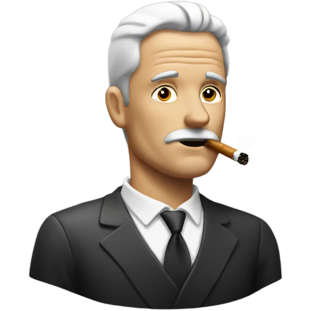 smoking man emoji