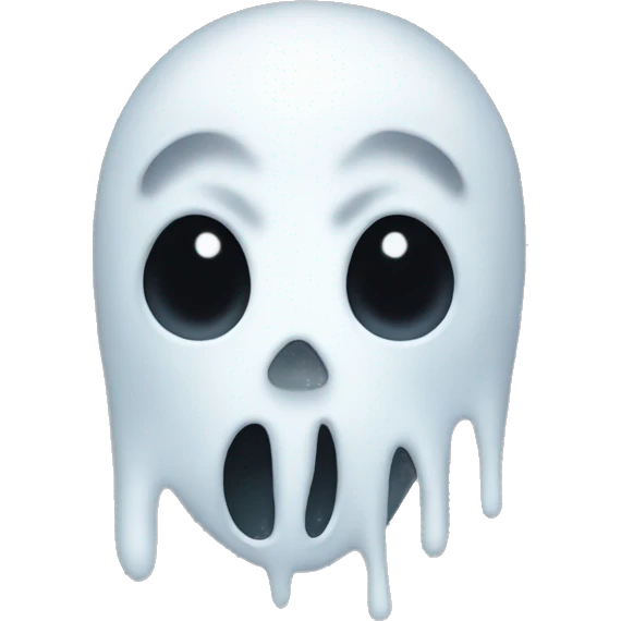 Ghost face emoji