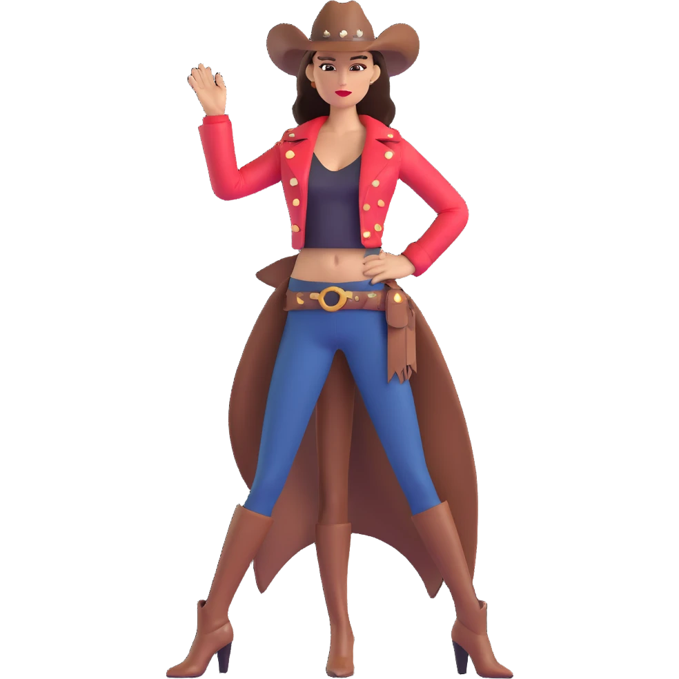 Sophisticated Western female supermodel with high fashion look, striking pose, couture clothing emoji