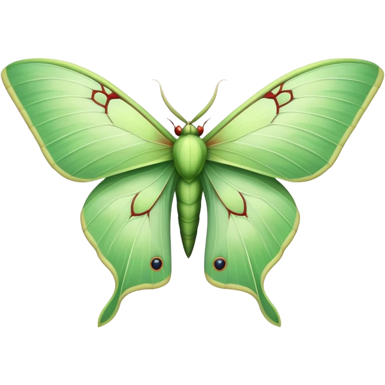 luna moth emoji