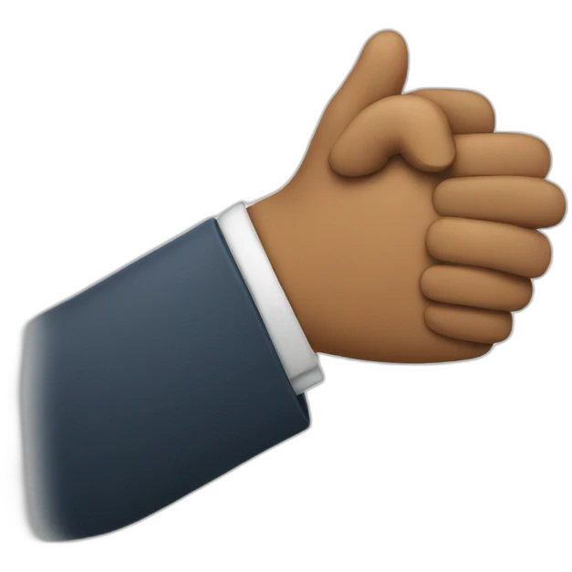 cool handshake emoji