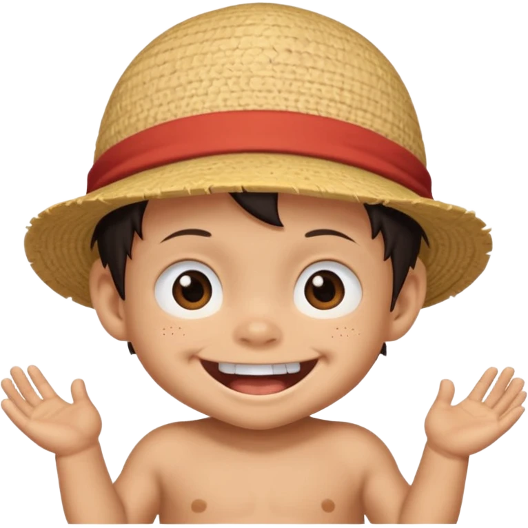 baby luffy emoji
