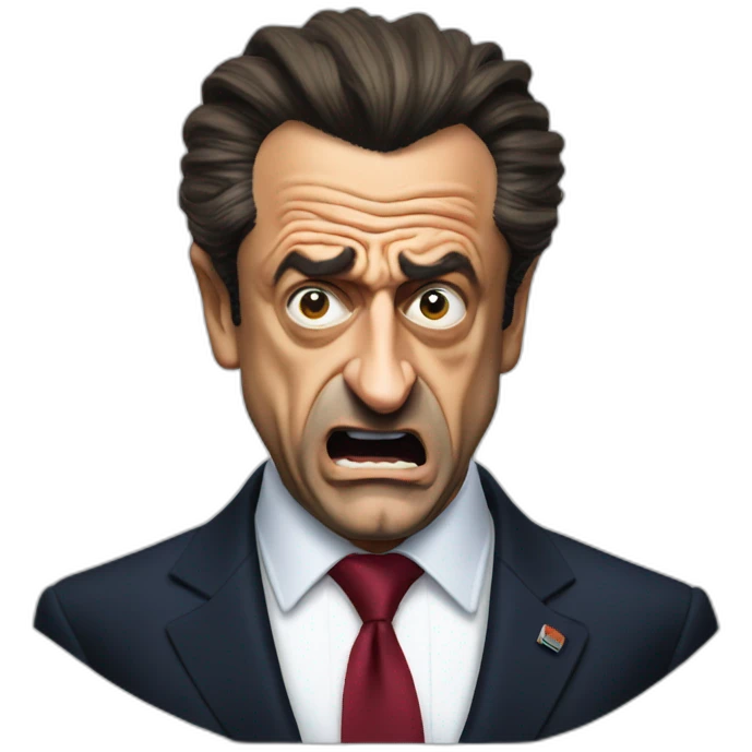 Sarkozy angry emoji