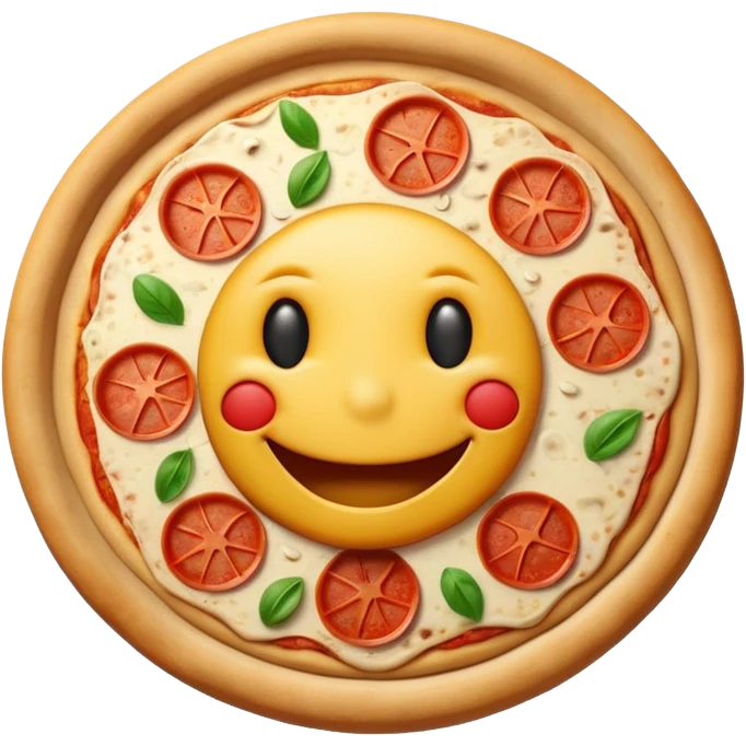 Pizza smiley  emoji