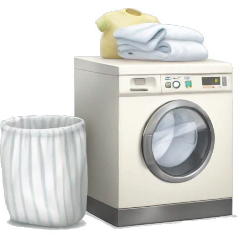 korean laundry animation emoji