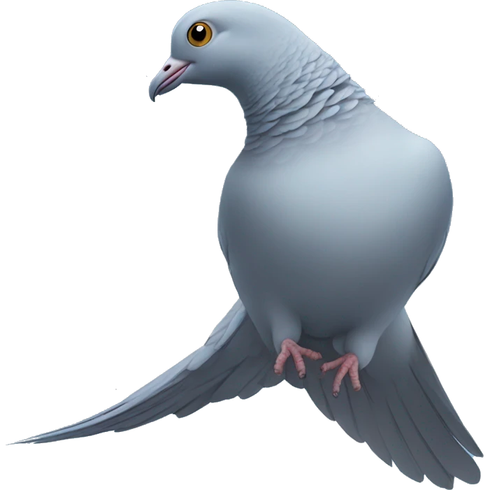 pigeon in the blue sky emoji