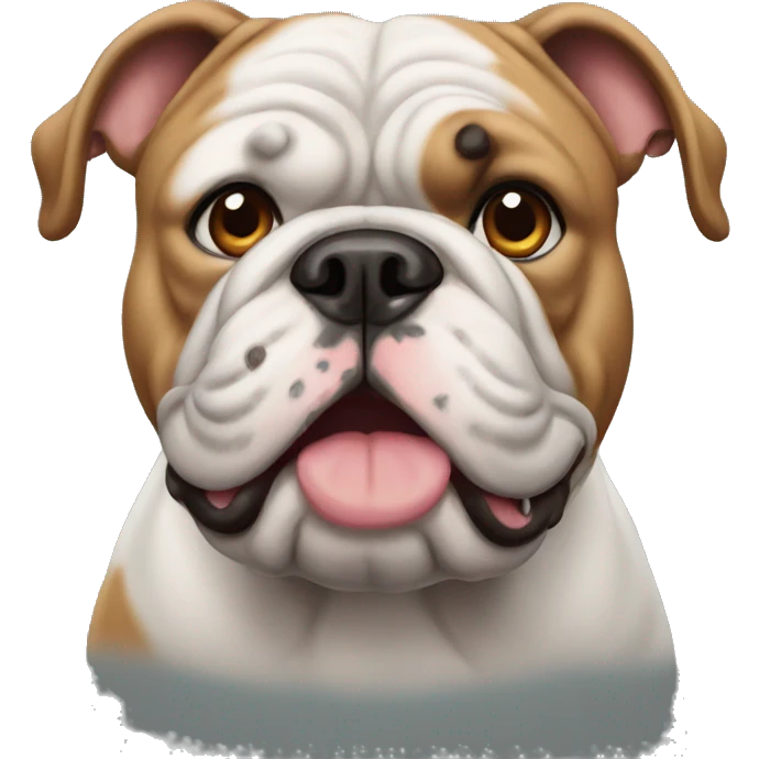Bulldog realistic  emoji