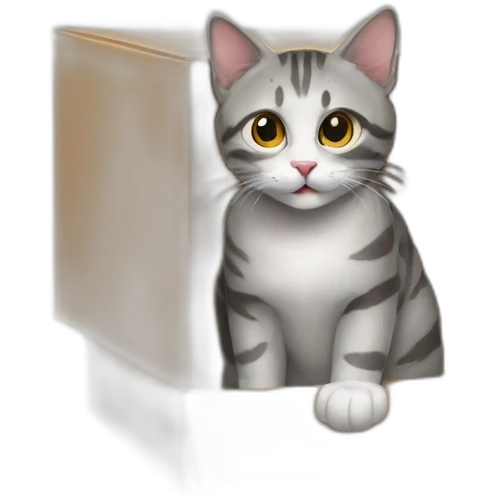 cat live in the box emoji