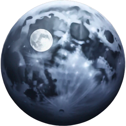 Moon astrology symbol emoji