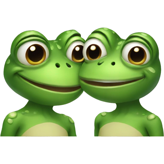 2 frog bestfriends emoji