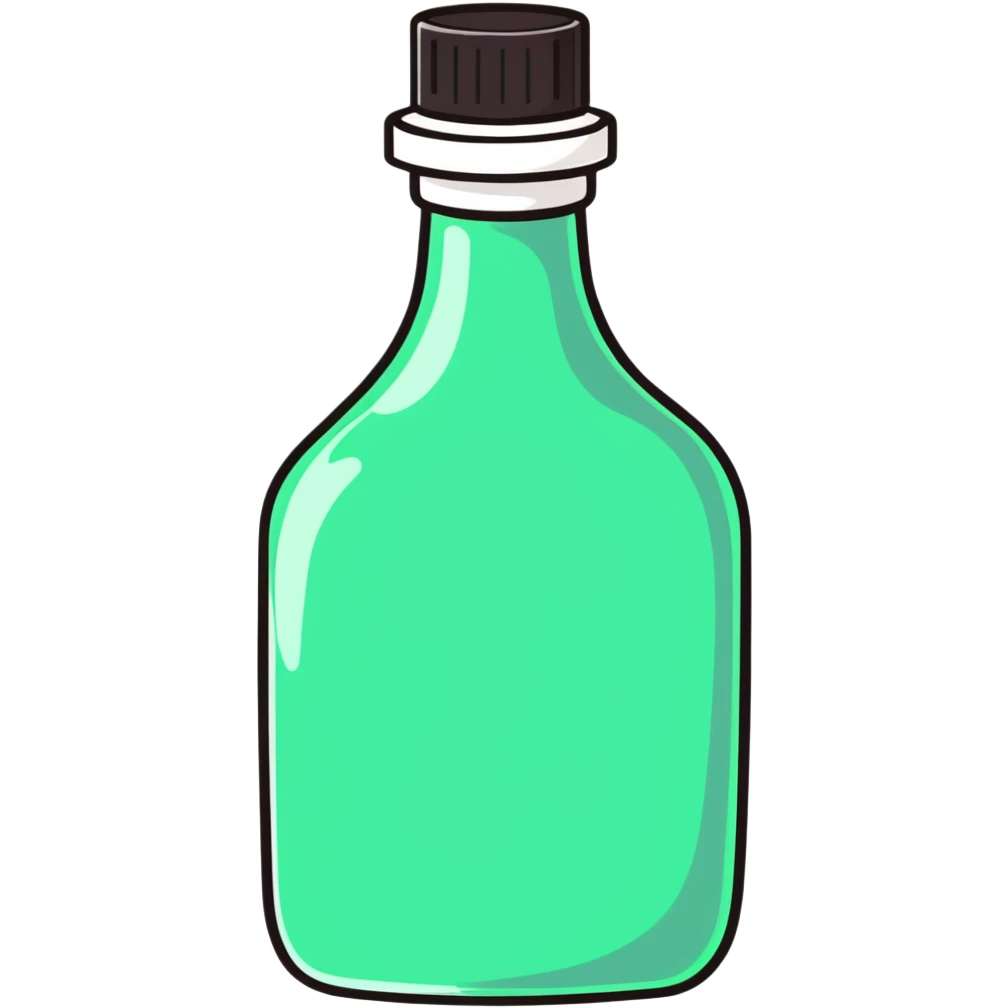 cute glue bottle chatting emoji