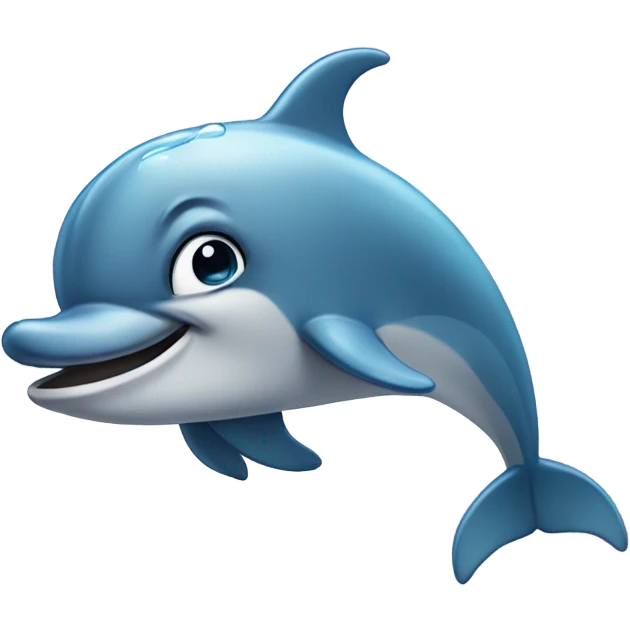 Dolphin crying  emoji