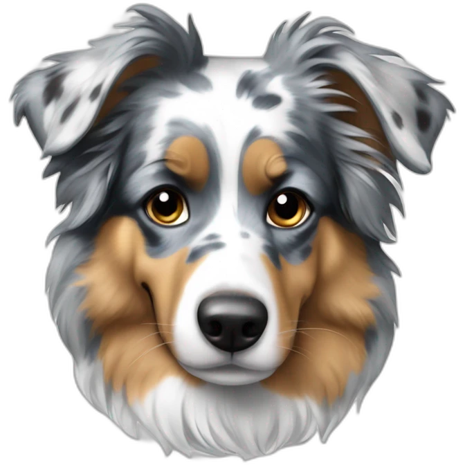 blue merle aussie emoji