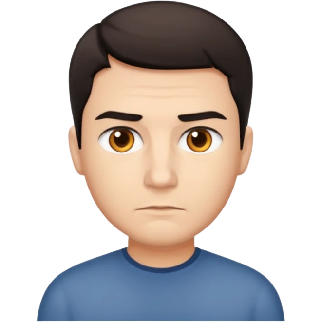 serious man  emoji
