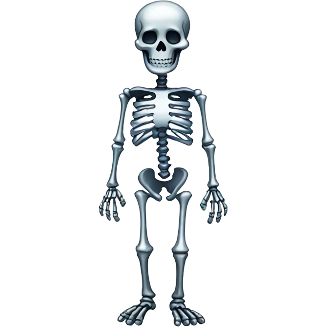 Shiny skeleton  emoji