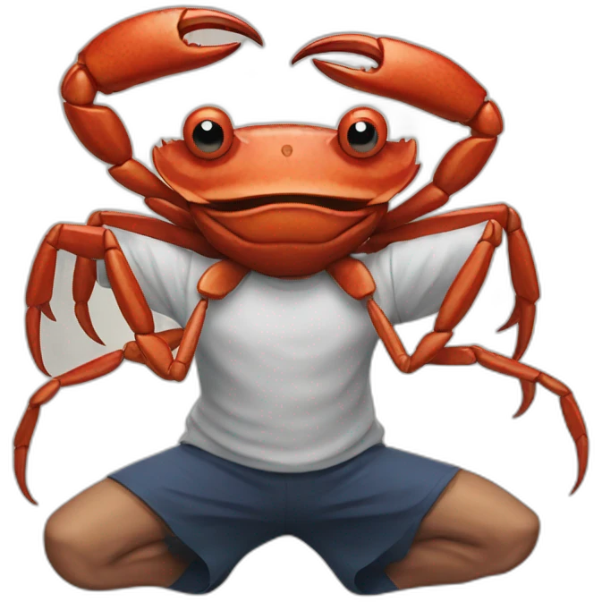 Crab king emoji