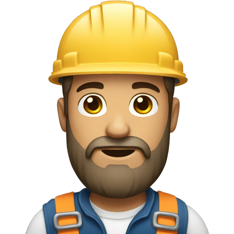 Bearded Builder emoji