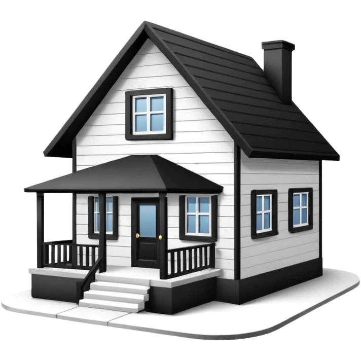 simple house  LINE drawing   emoji