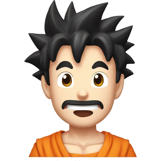 Son Goku mangeant du cassoulet emoji
