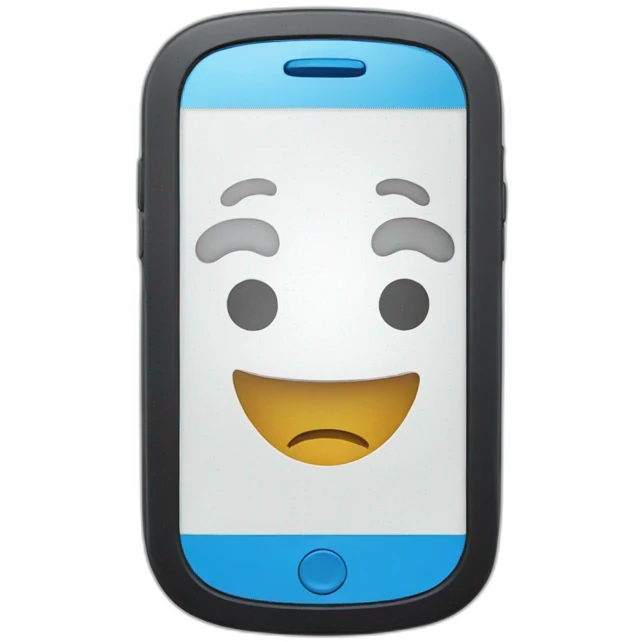 social media phone emoji