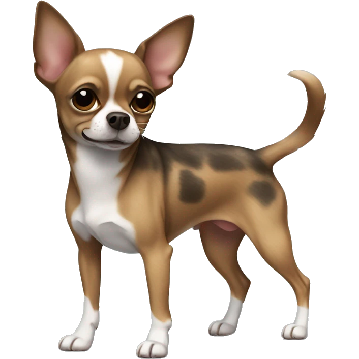 fullbody brindle chihuahua  emoji
