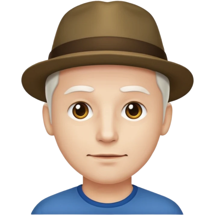 a man adult, white skin, no hat emoji