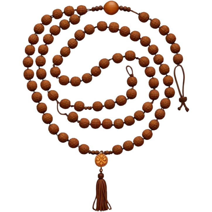 Prayer Beads Rudraksha emoji