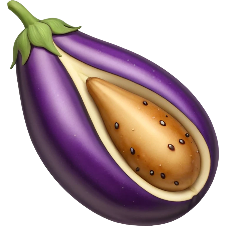 eggplant chicken emoji