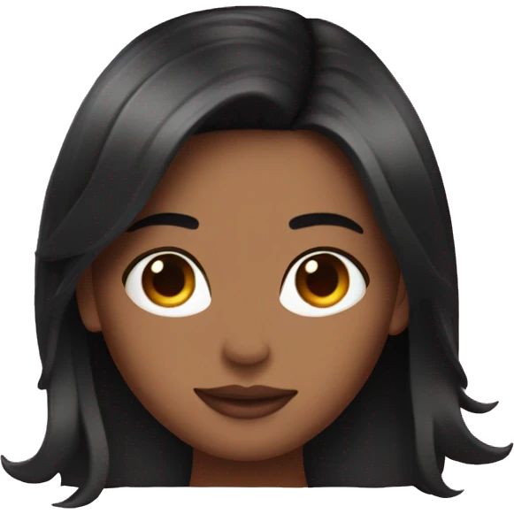 Pink Tesla girl black hair  emoji