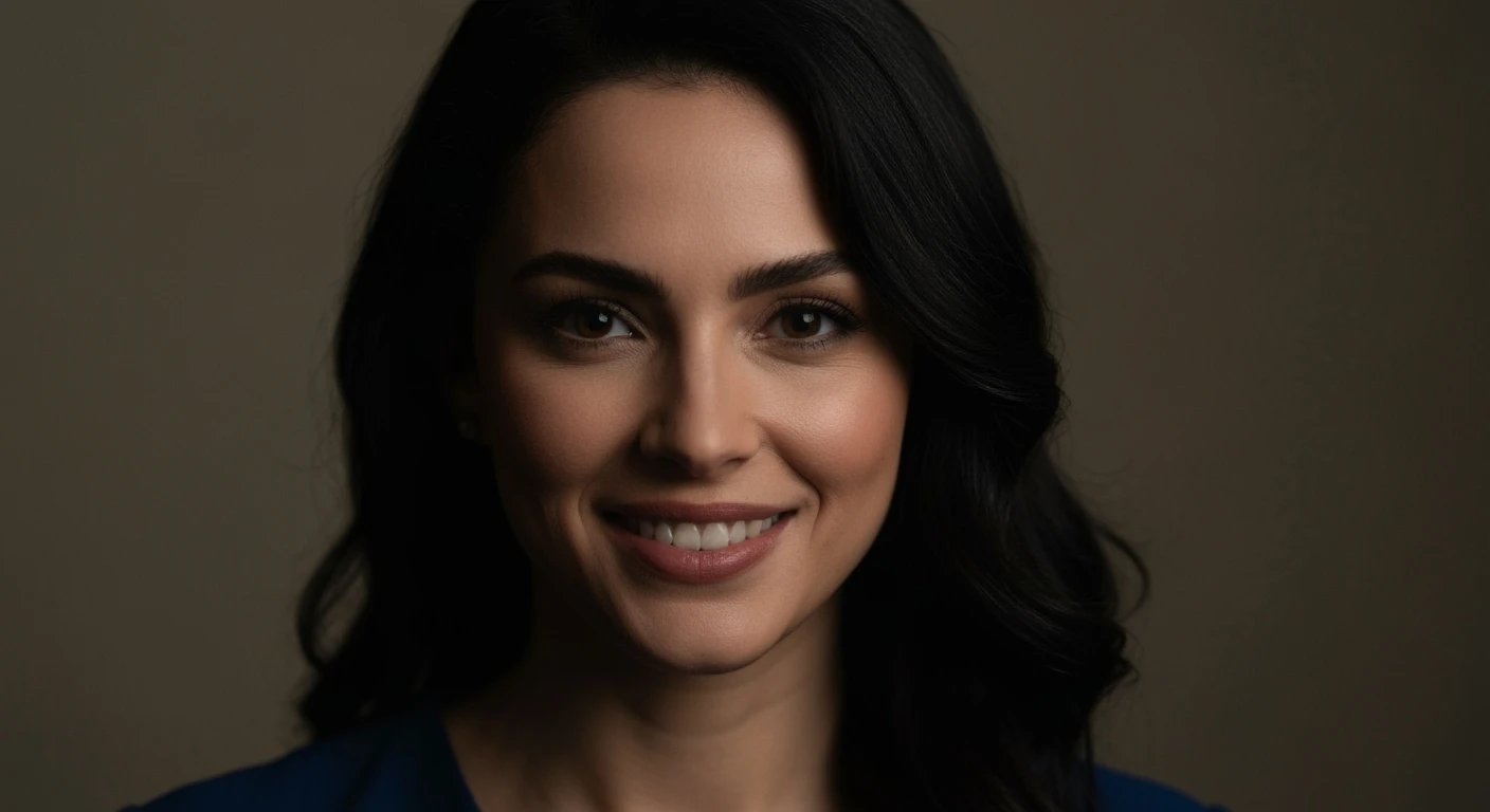 Closeup photo of a beautifull woman, low key light, cinematic lightning emoji