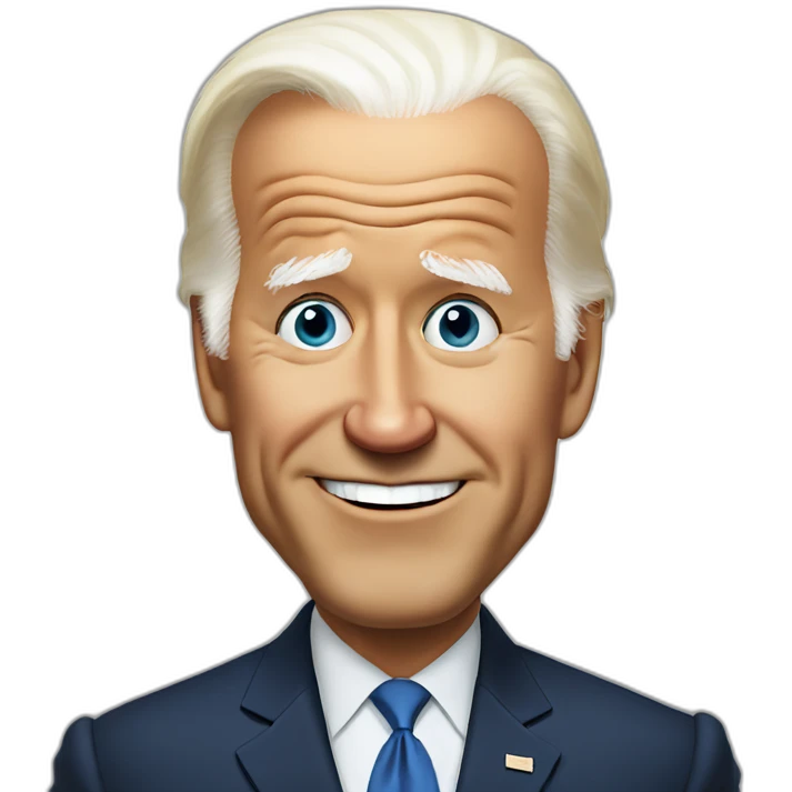 joe biden cross-eyed emoji