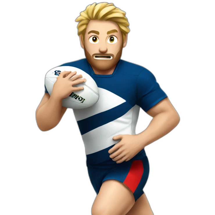 Placage rugby emoji
