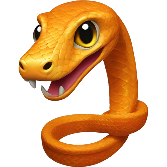 mamba snake orange co emoji