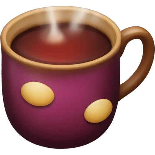 Glühwein asthetic emoji