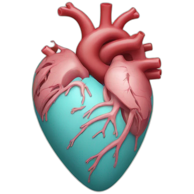 anatomie du coeur emoji