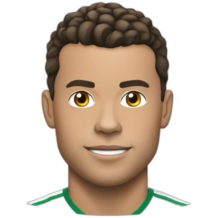 Ronaldo sur Macron emoji