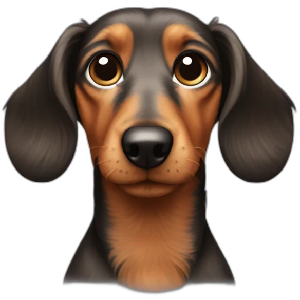 coarse-haired dachshund emoji