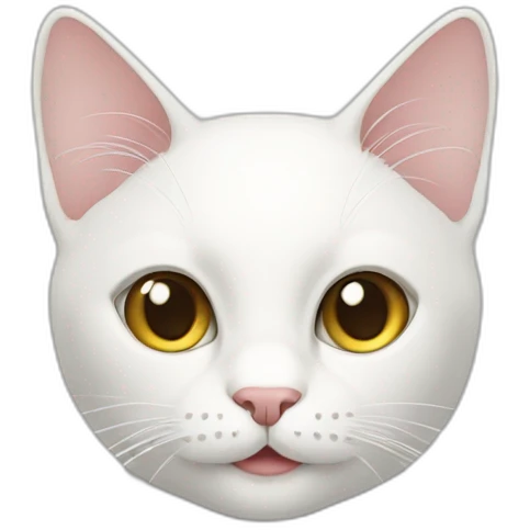Cat White service  emoji