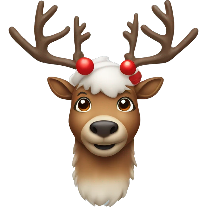 Christmas reindeer  emoji
