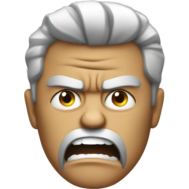 Angry person emoji