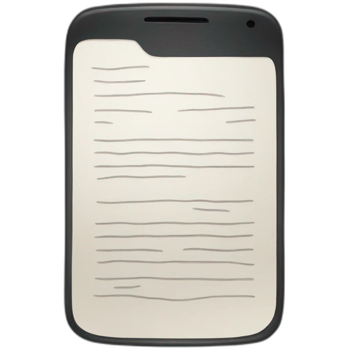 contract in smartphone emoji