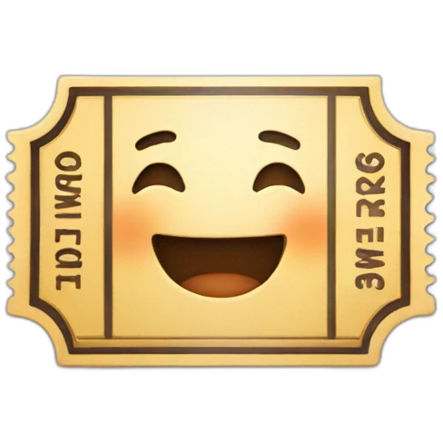  premium ticket emoji